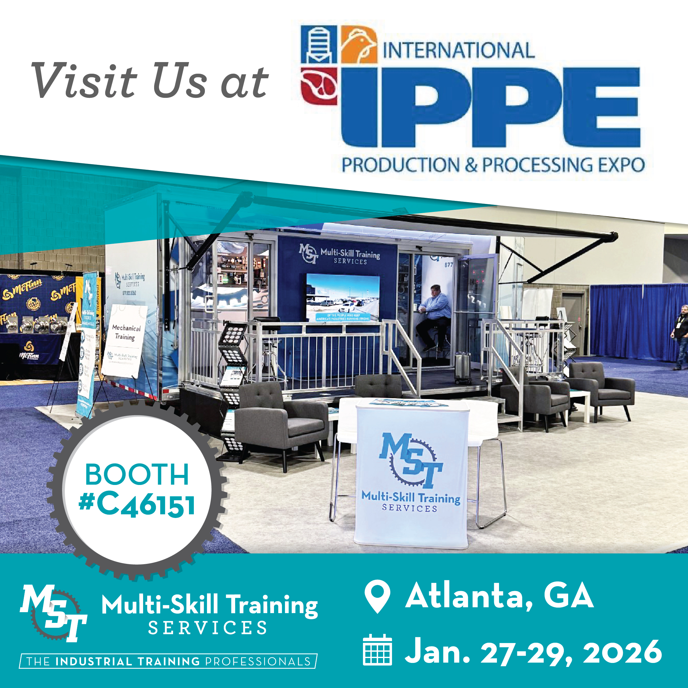 MST at IPPE | Booth #C46151 | Jan 27–29